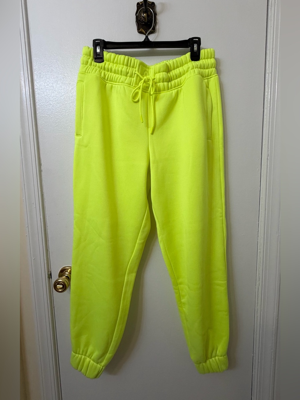 Neon Yellow Women's Jogger Sweatpants